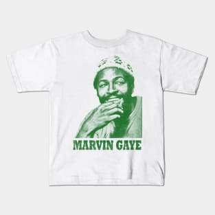 marvin gaye ( 31 ) - green solid style Kids T-Shirt